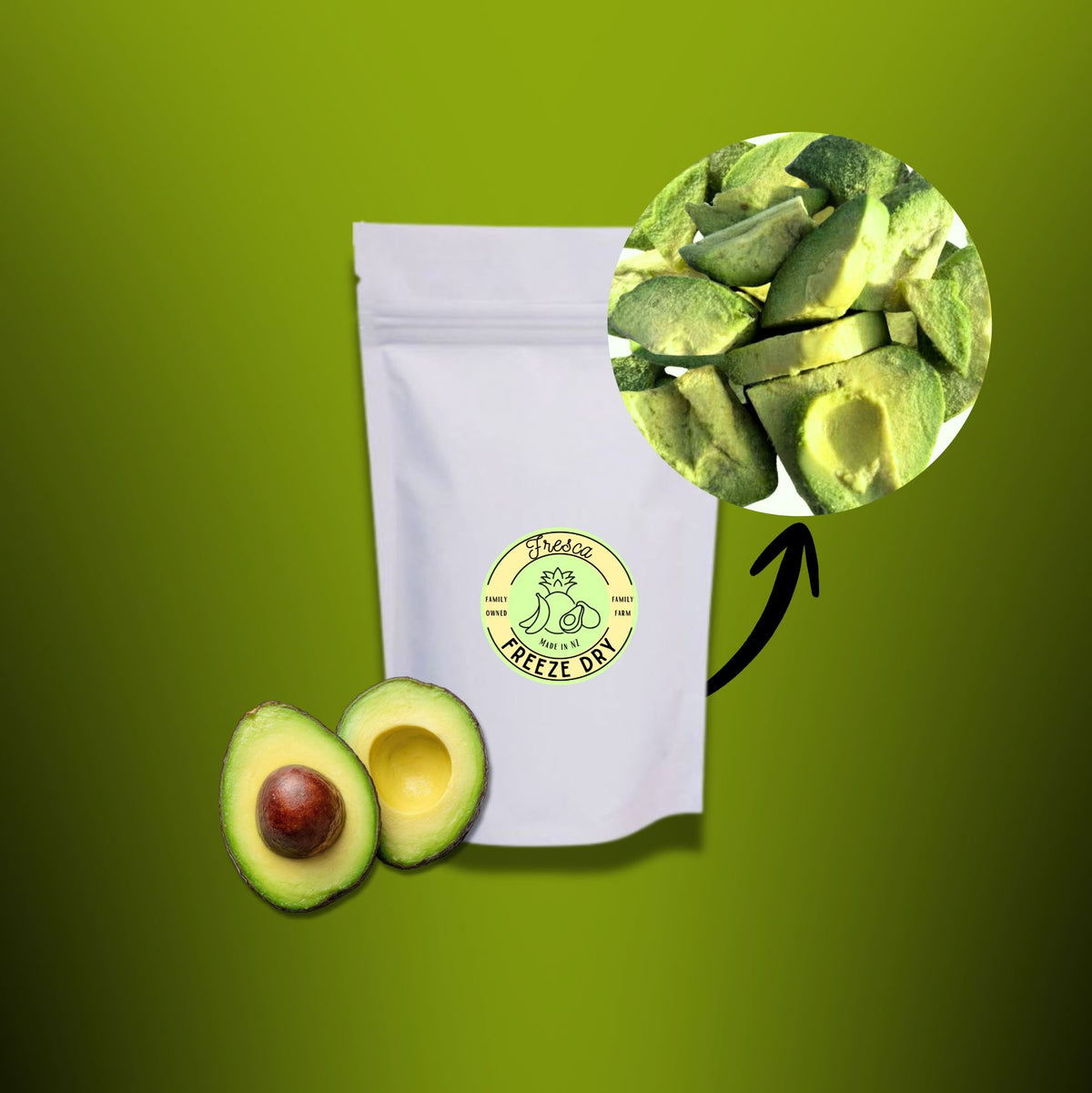 Freeze Dried Avocado