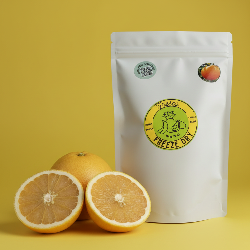 Freeze Dried Grapefruit with Fresca Freeze Dry bag