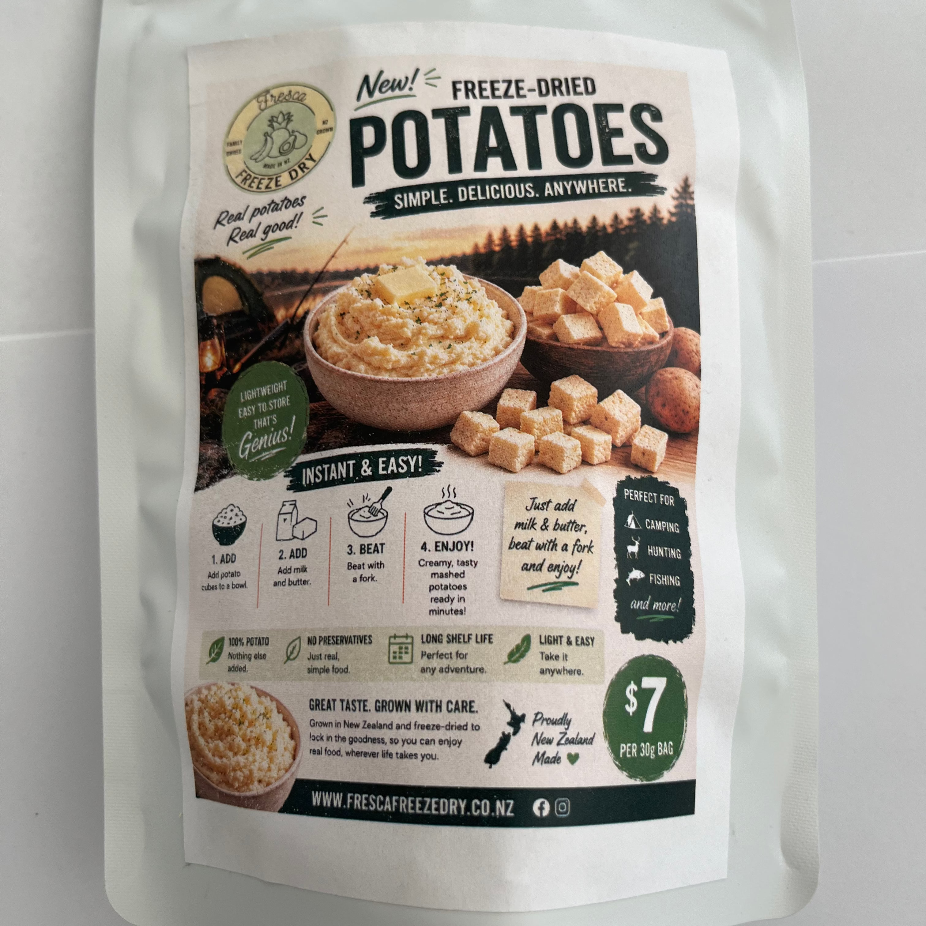Freeze Dried Potato